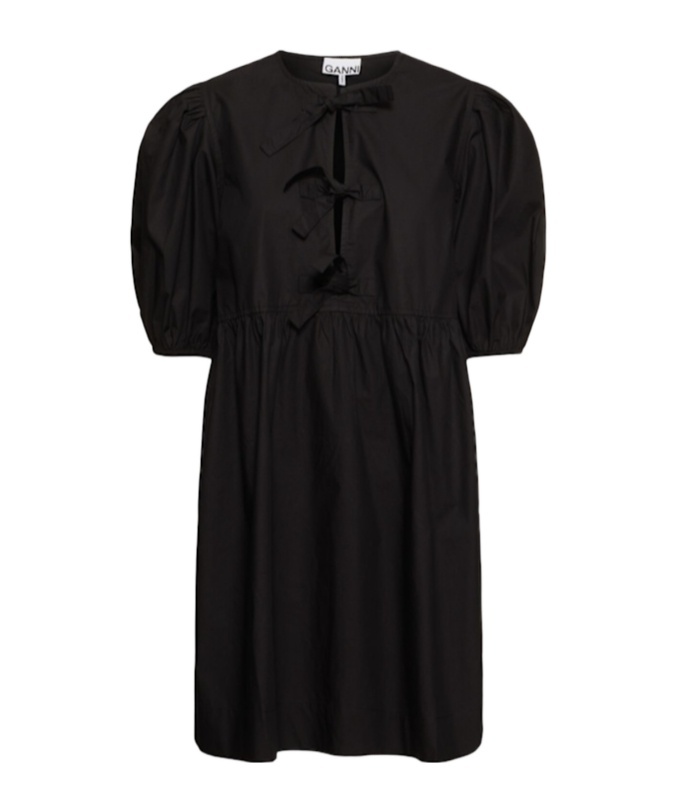 Ganni Tie String Mini Dress