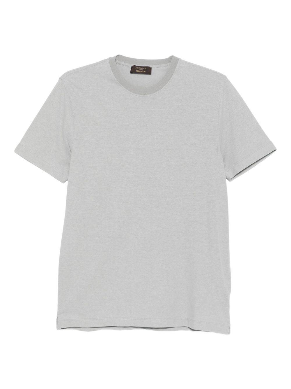 Zanone Cotton T-shirt In Gray
