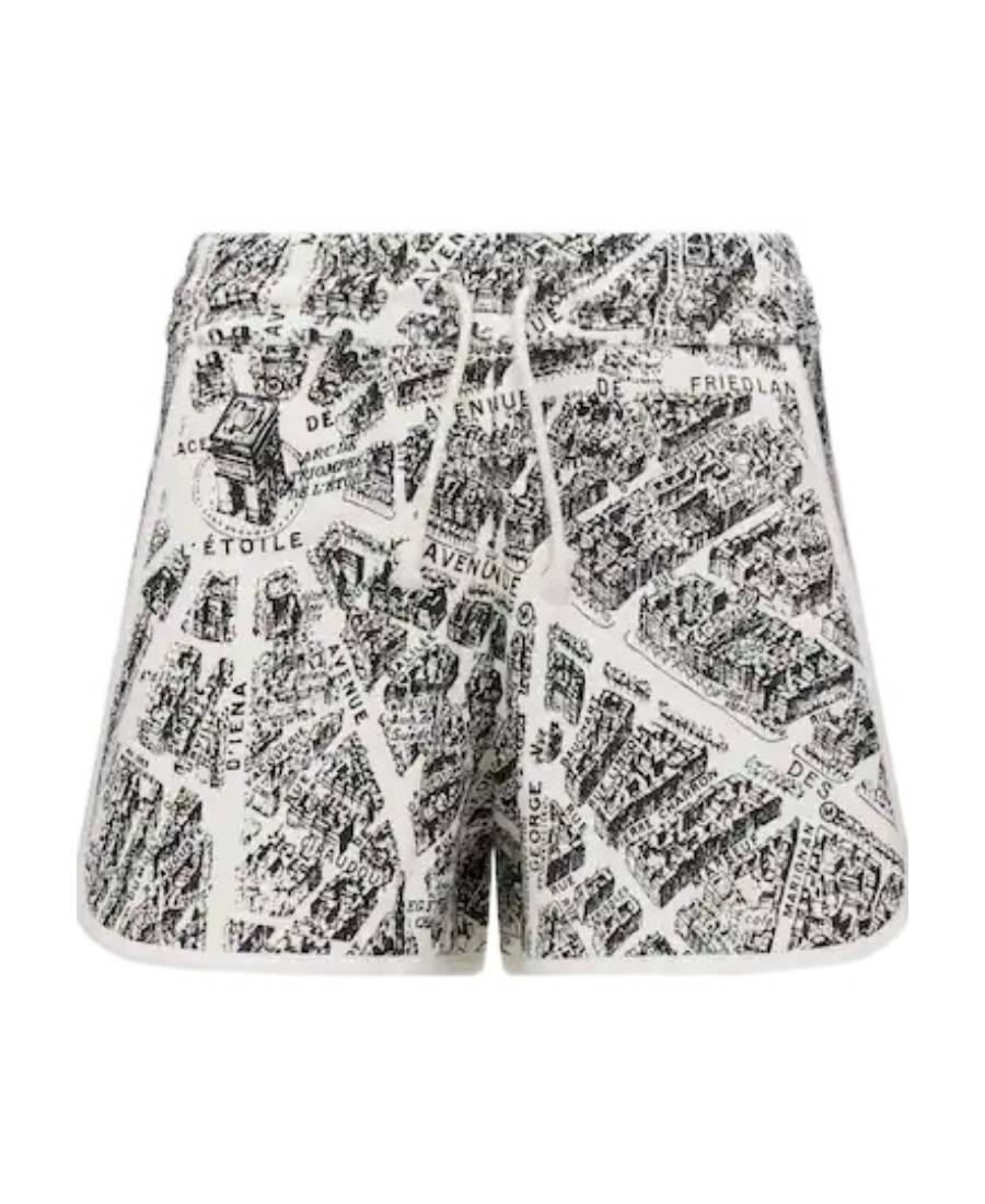 Dior Pattern Printed Shorts In Gray