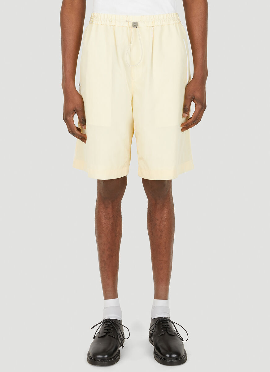 Jil Sander Drawstring-waistband Shorts In White