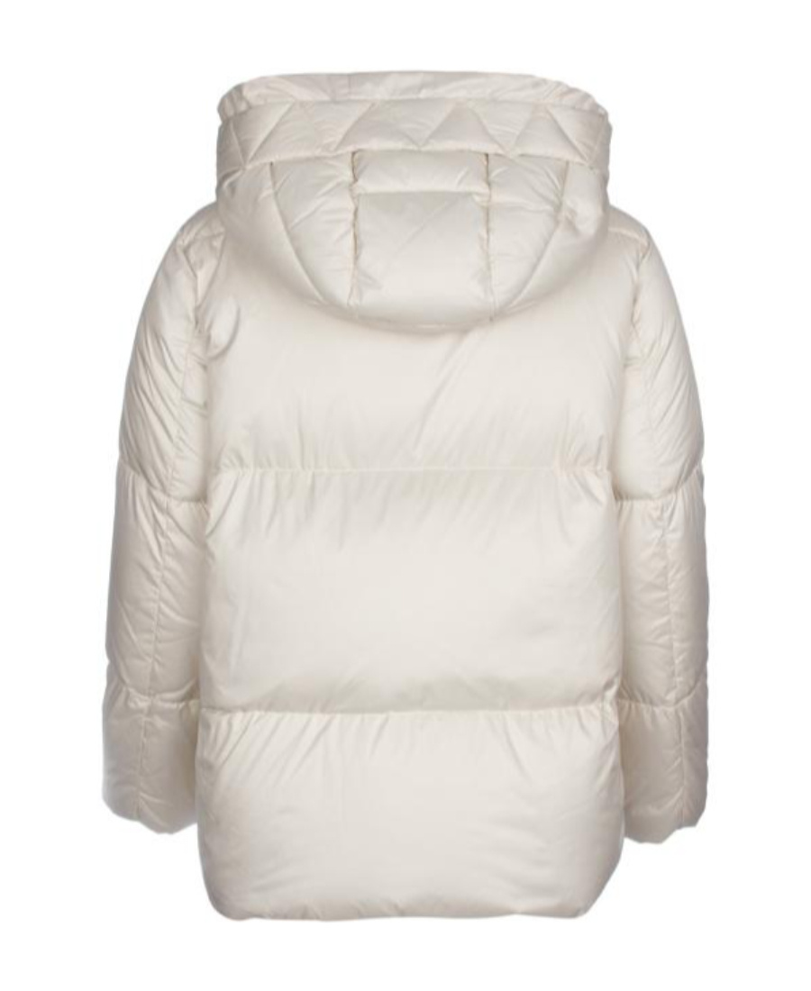 Iblues Oggeri Quilted Hooded Jacket In White
