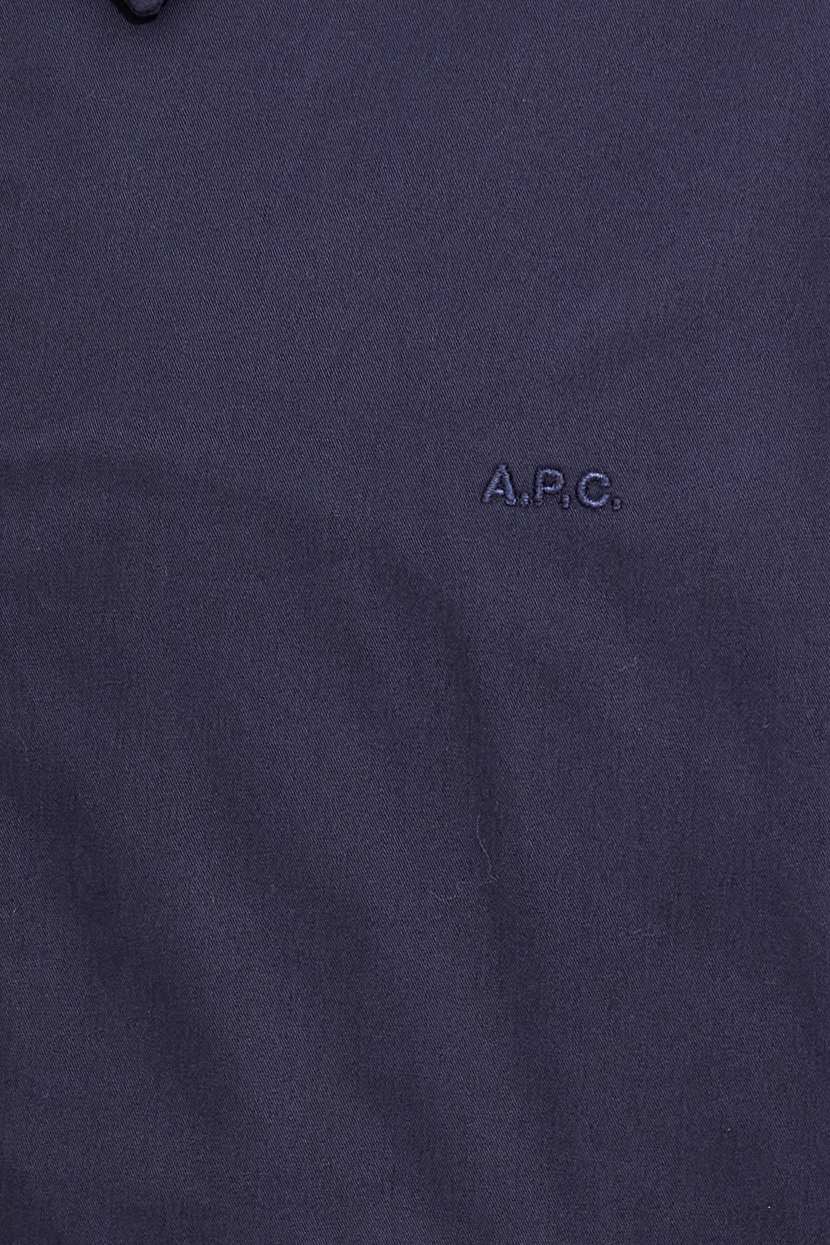Apc Gilbert Cotton Shirt Jacket In Black