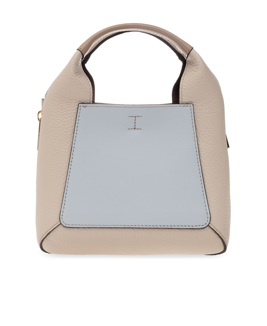 Furla Logo Shoulder Bag In Nude