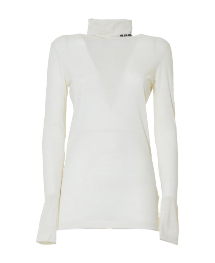 Jil Sander High-neck T-shirt In White
