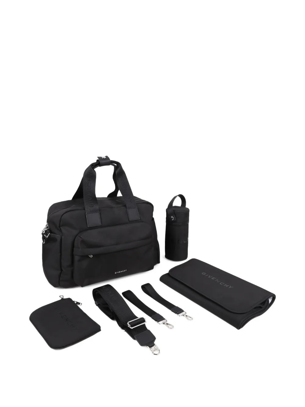 Givenchy Logo Diaper Bag In Neutral
