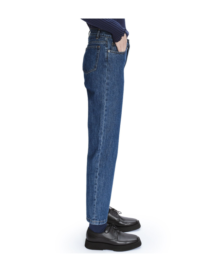 Apc Martin High-rise Jeans In Blue