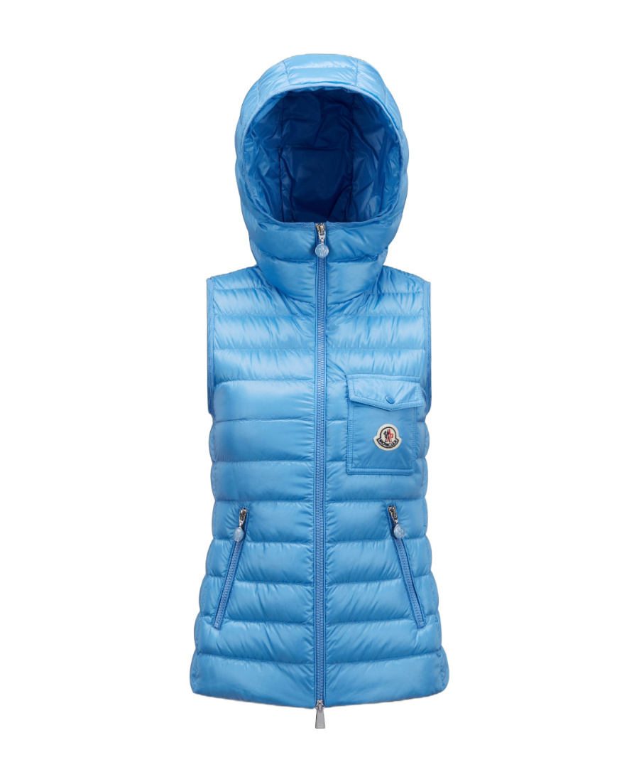 Moncler Vests In Blue