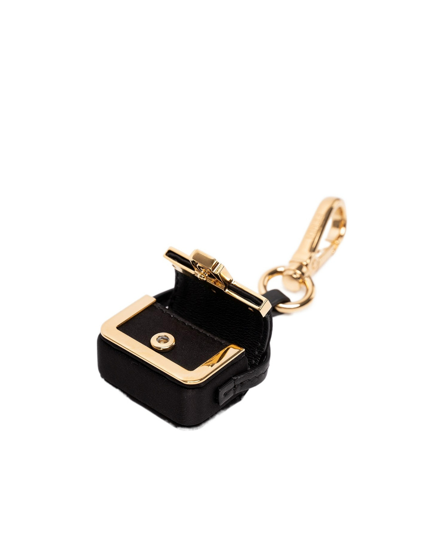 Fendi Baguette Bag Key Chain In Black