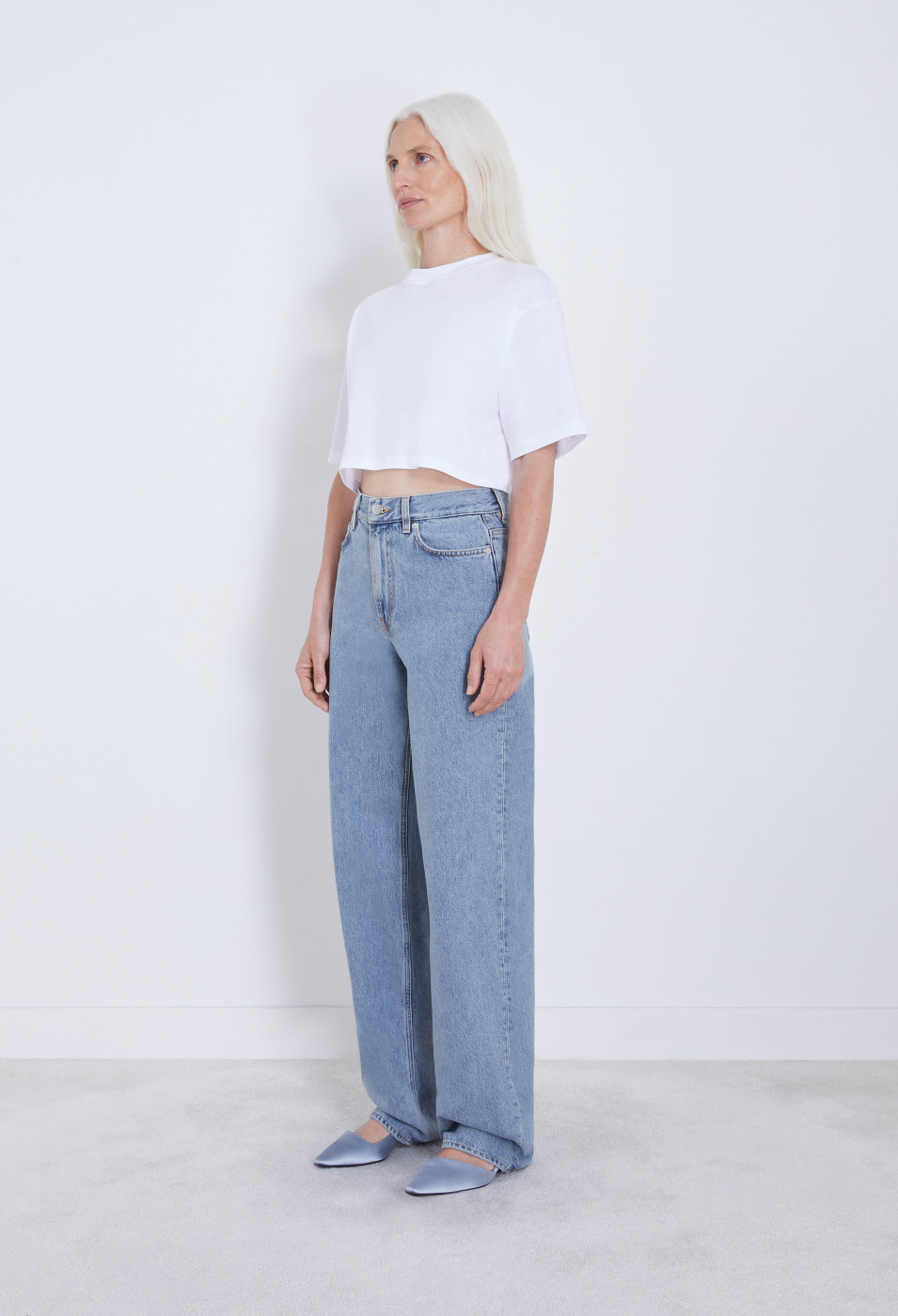 LOULOU STUDIO BELT-LOOP JEANS