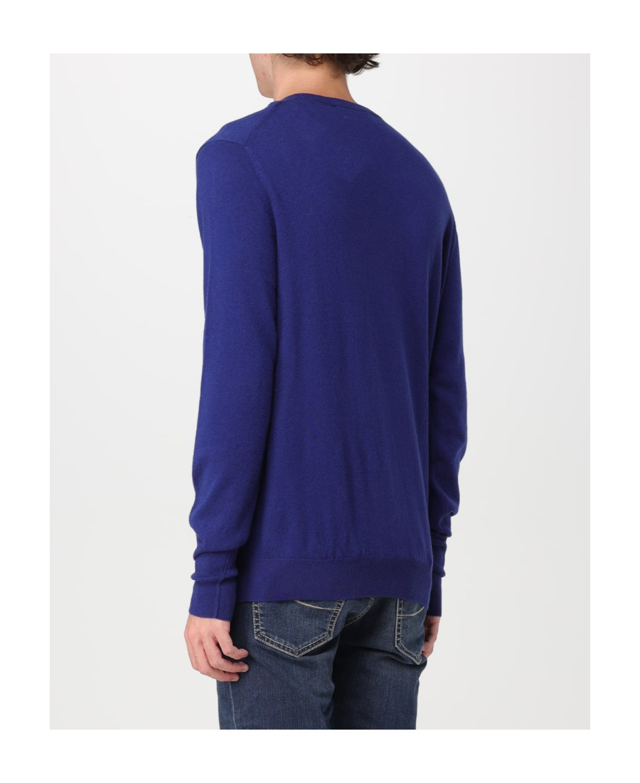 Ballantyne V-neck Sweater In Blue