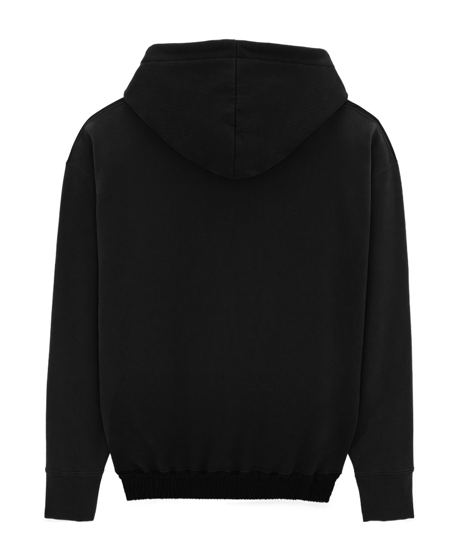 Saint Laurent Hoodie In Black