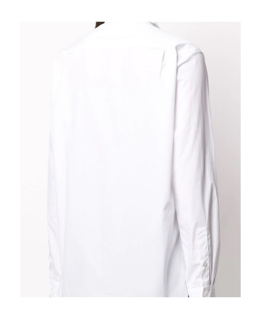 Ann Demeulemeester Alla Cotton Poplin Shirt In White