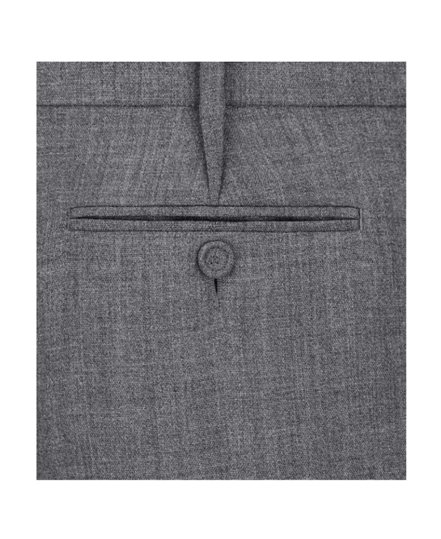 Dior Homme Straight-leg Pleated Pants In Gray
