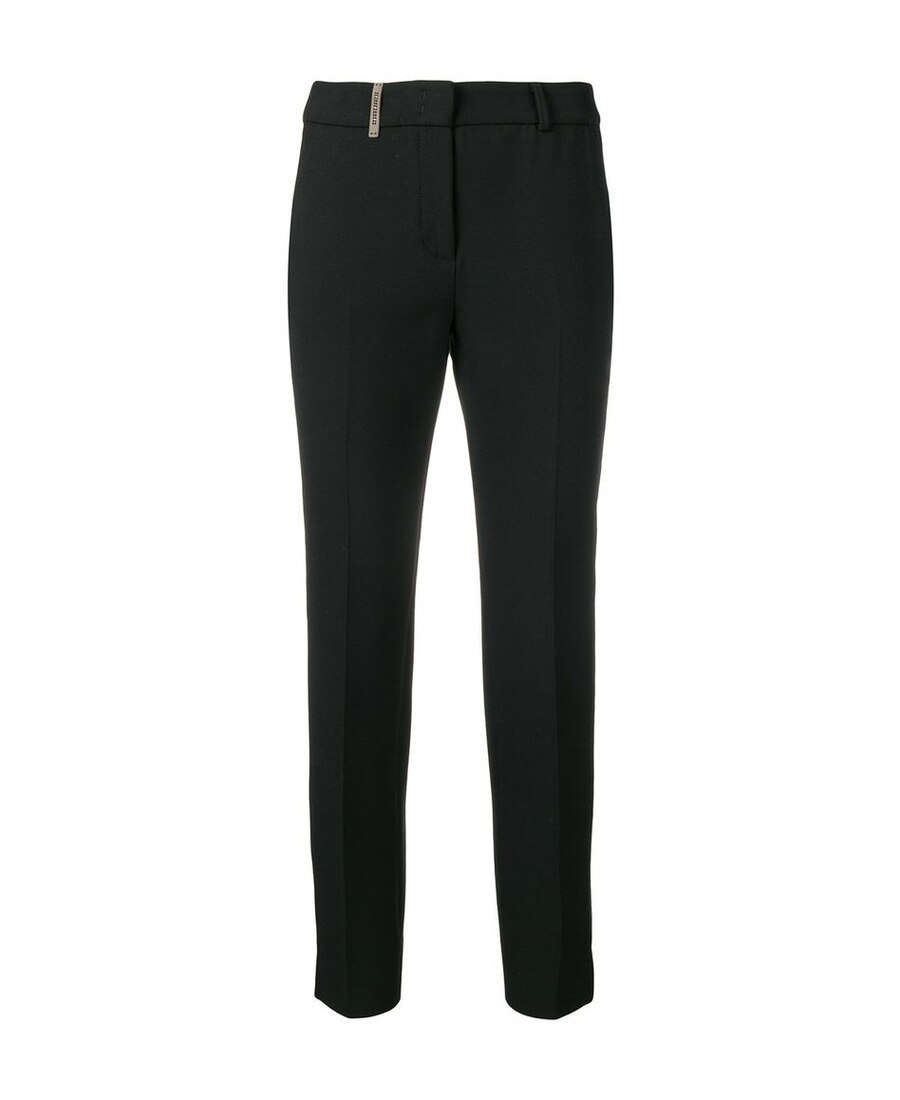 Peserico Cigarette Trousers In Black