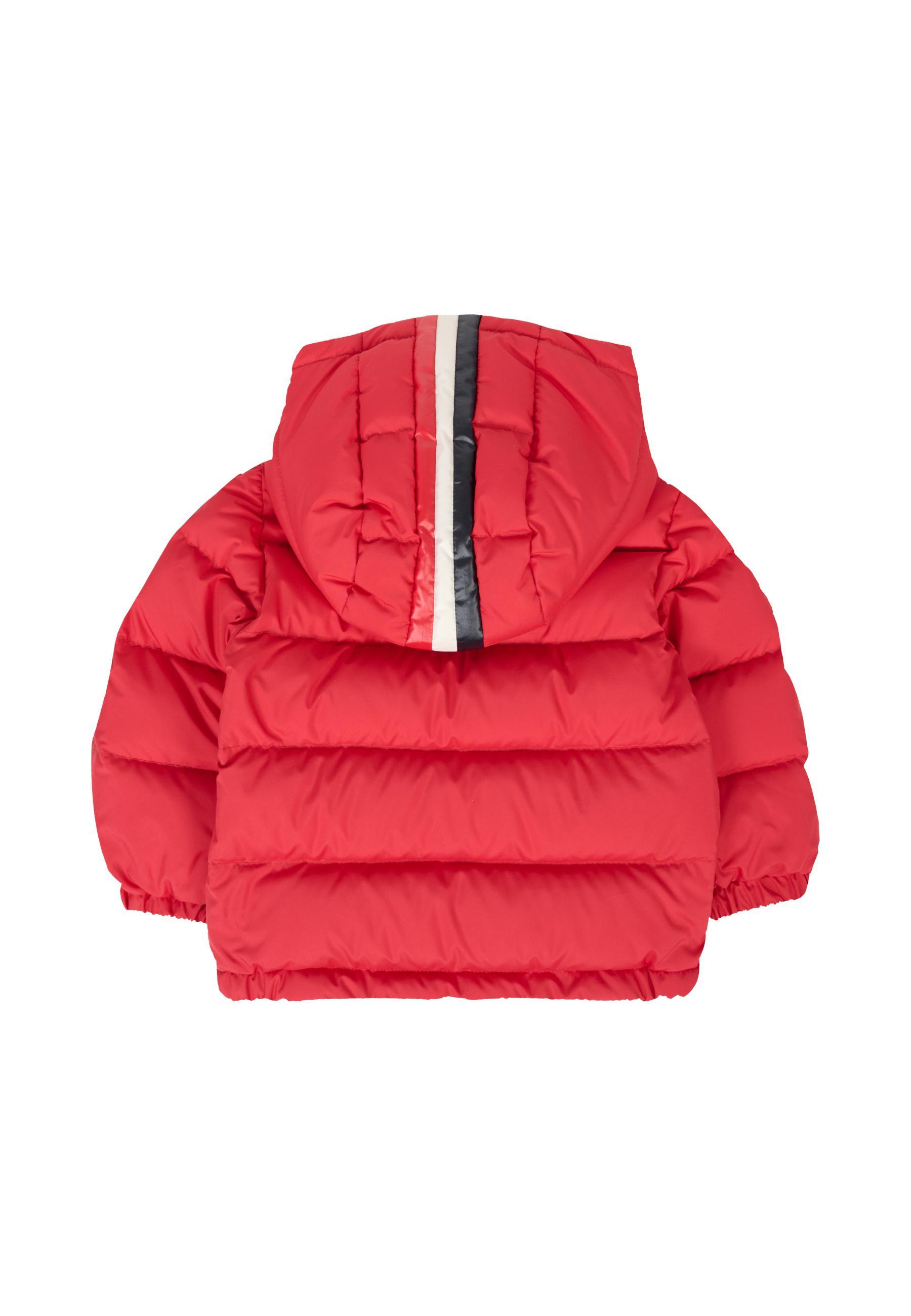Moncler Long Sleeve Down Jacket In Red