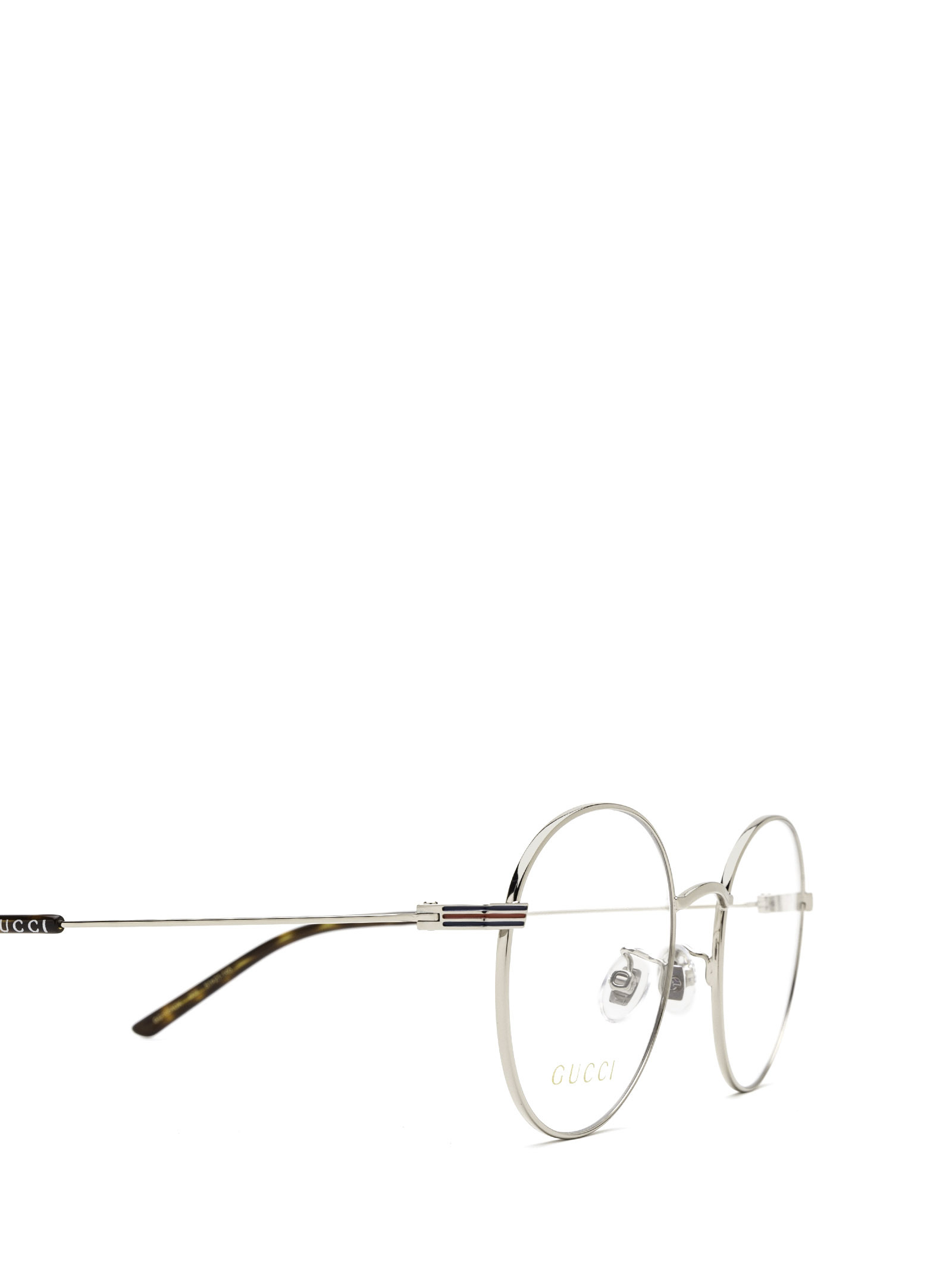 Gucci Eyewear Round Frame Glasses In White