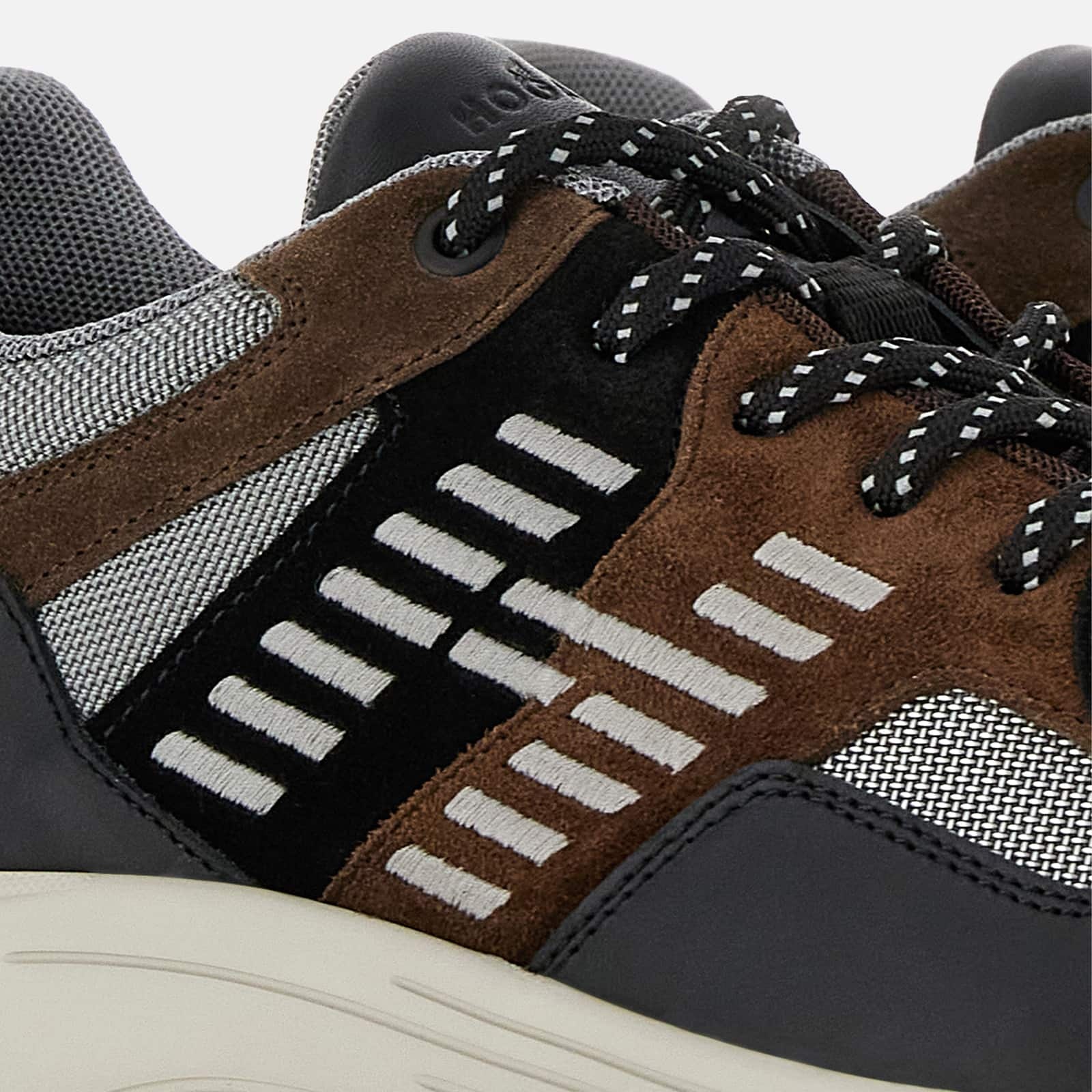 Hogan Hyperlight Lace-up Sneakers In Black