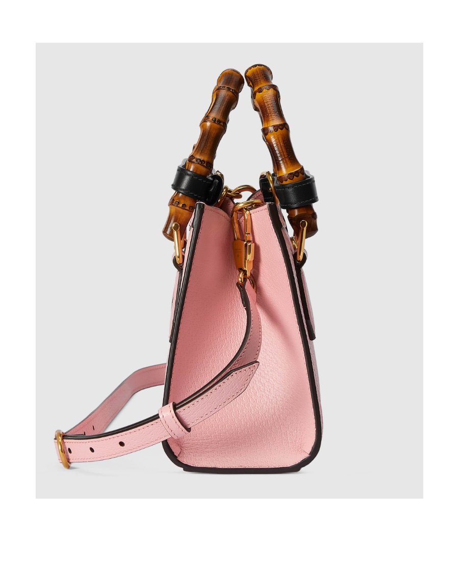 Gucci Logo-plaque Tote Bag In Pink