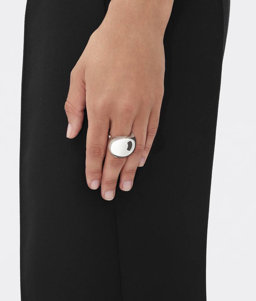 Bottega Veneta Drop Ring In White