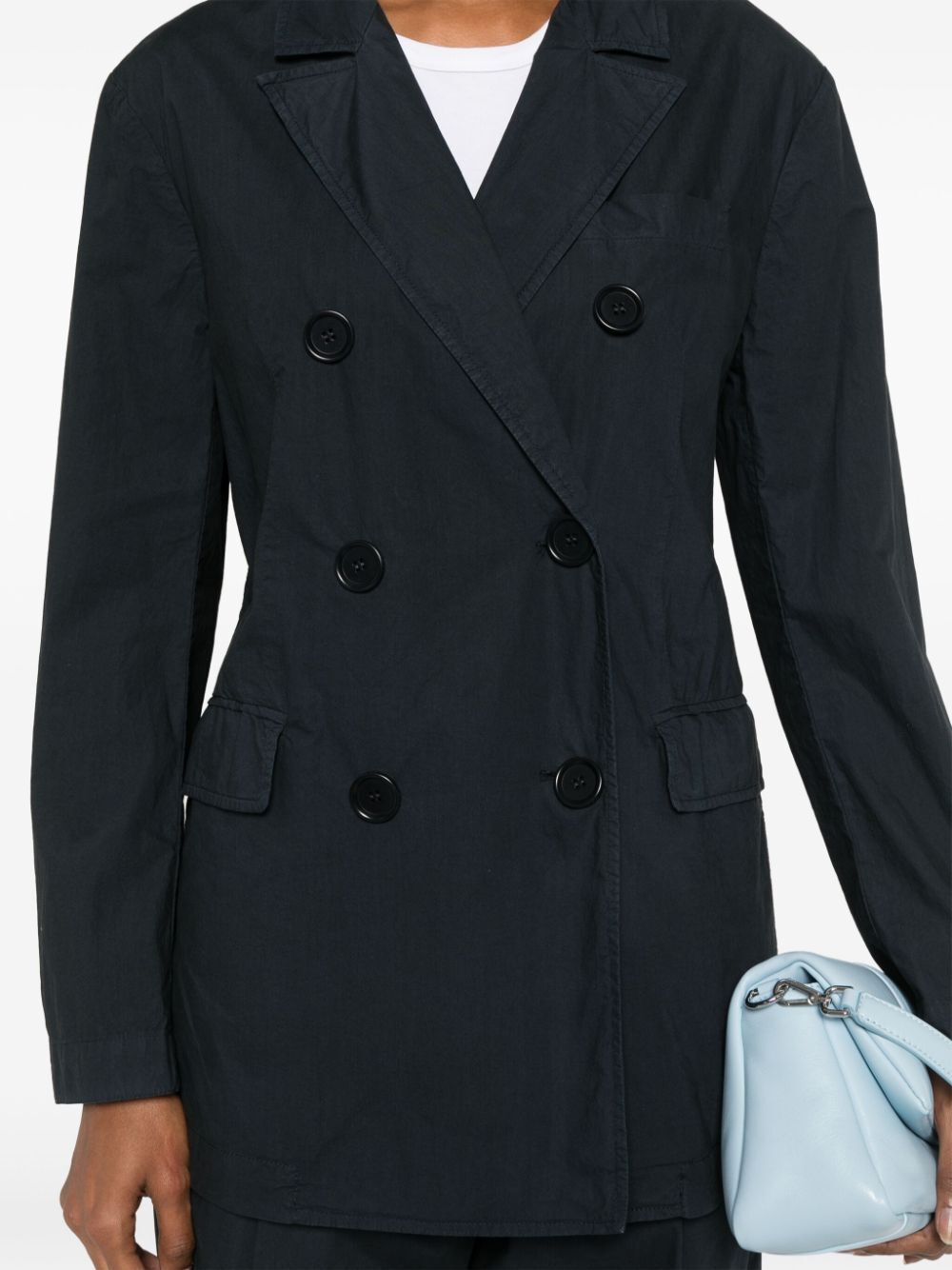 Aspesi Double-breasted Blazer Notched Lapels