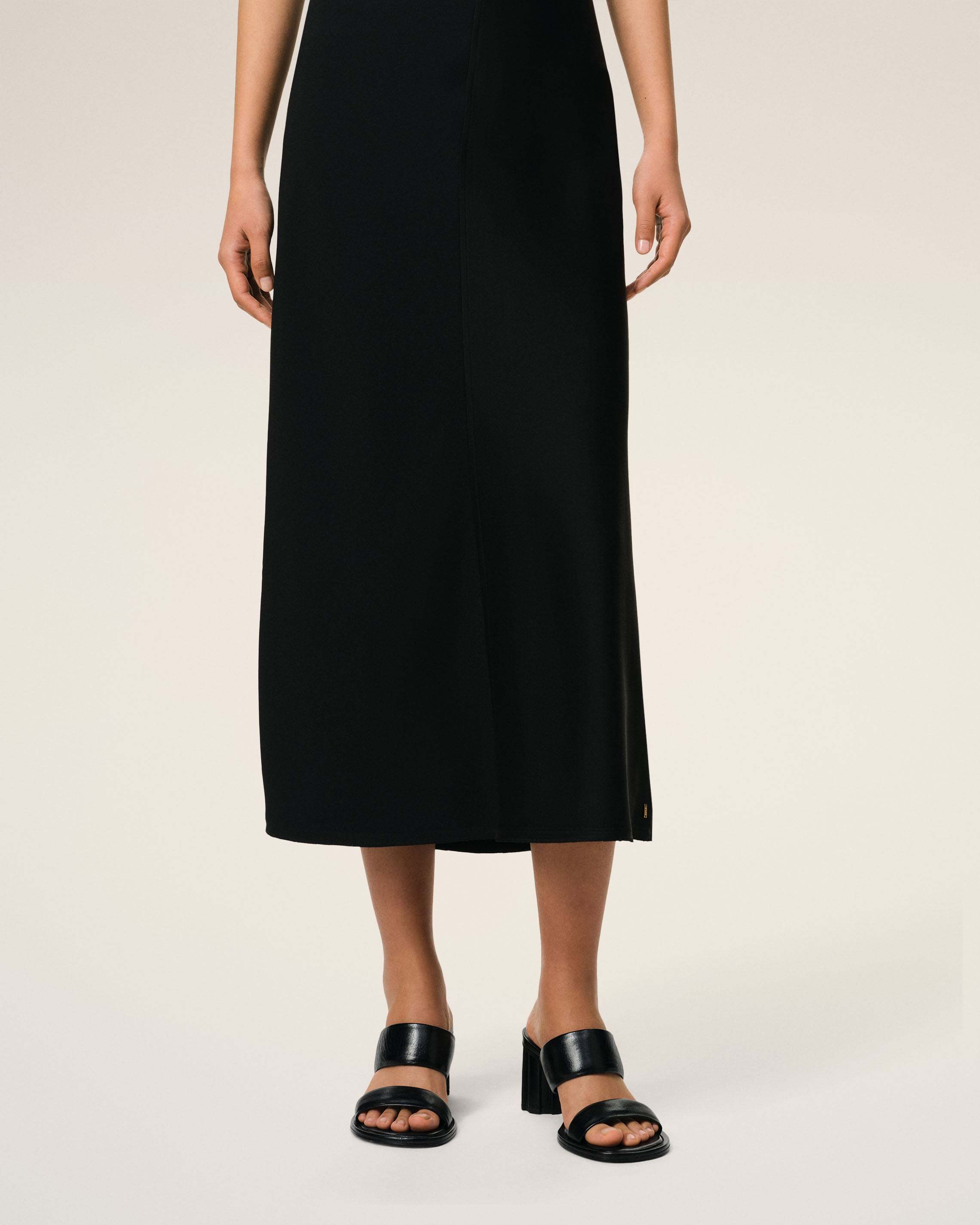 Ami Alexandre Mattiussi Round-headed High-heeled Sandals In Black