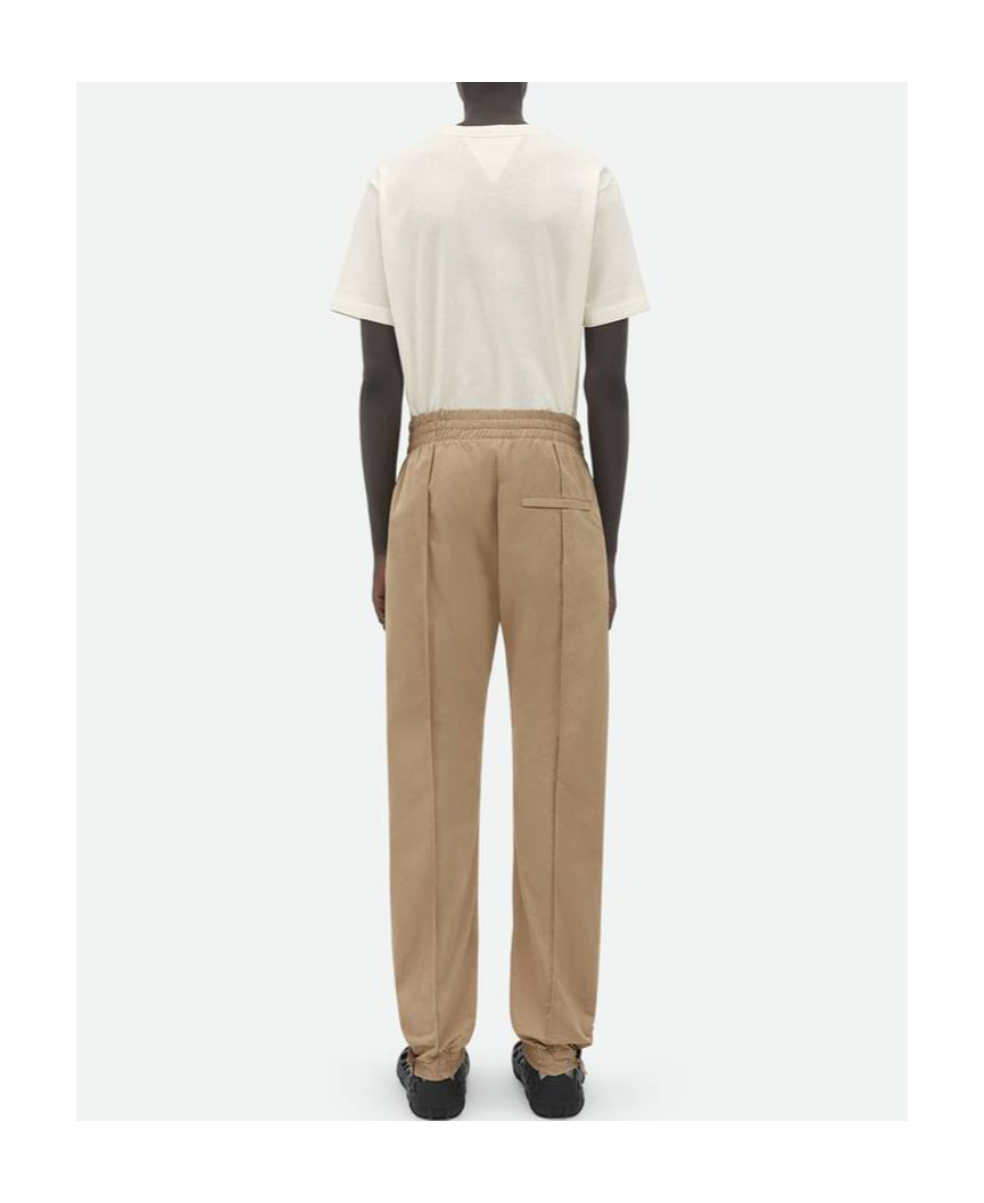 Bottega Veneta Tech Raised-seam Track Pants In Brown