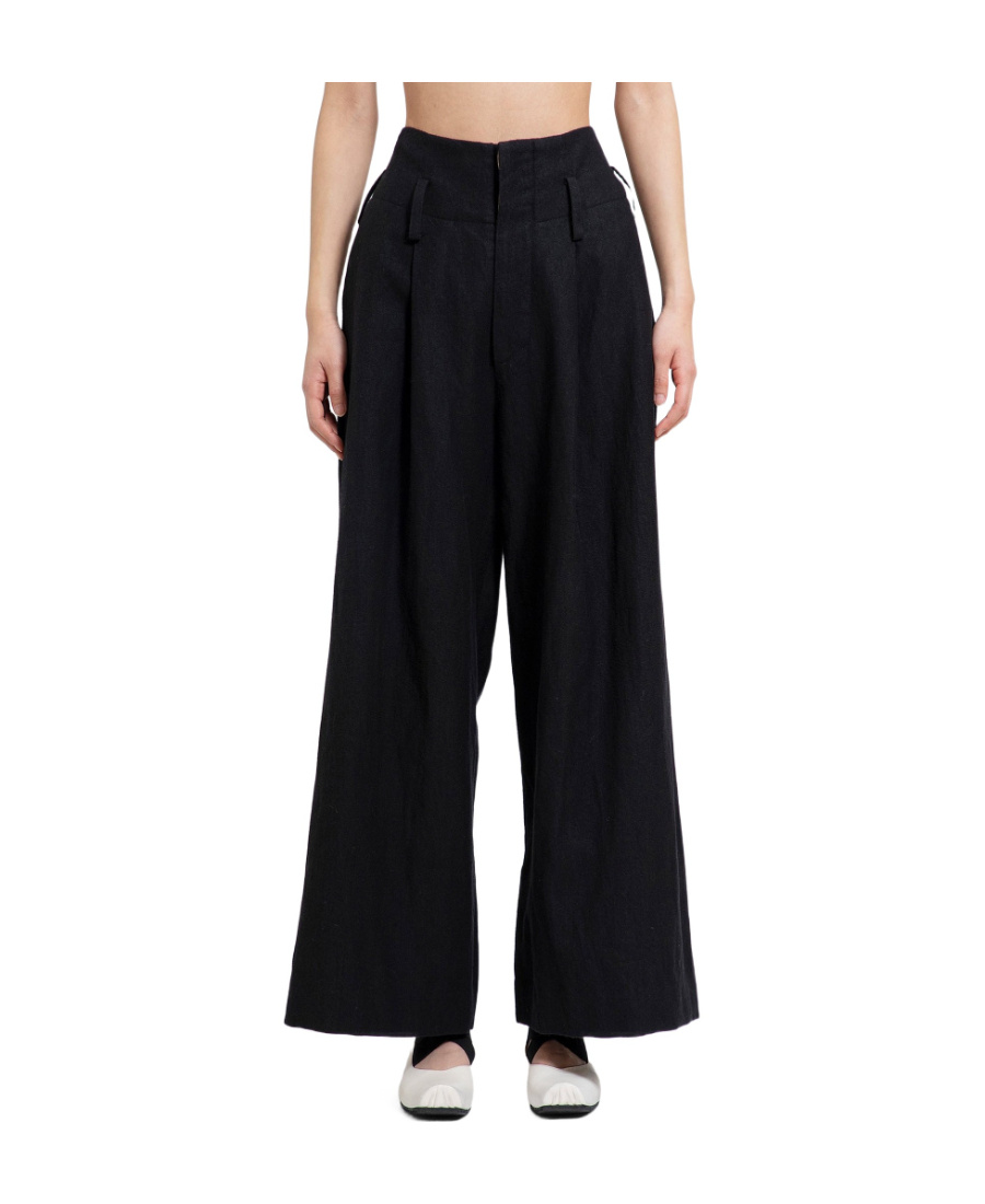 Uma Wang Wide-leg Cropped Trousers