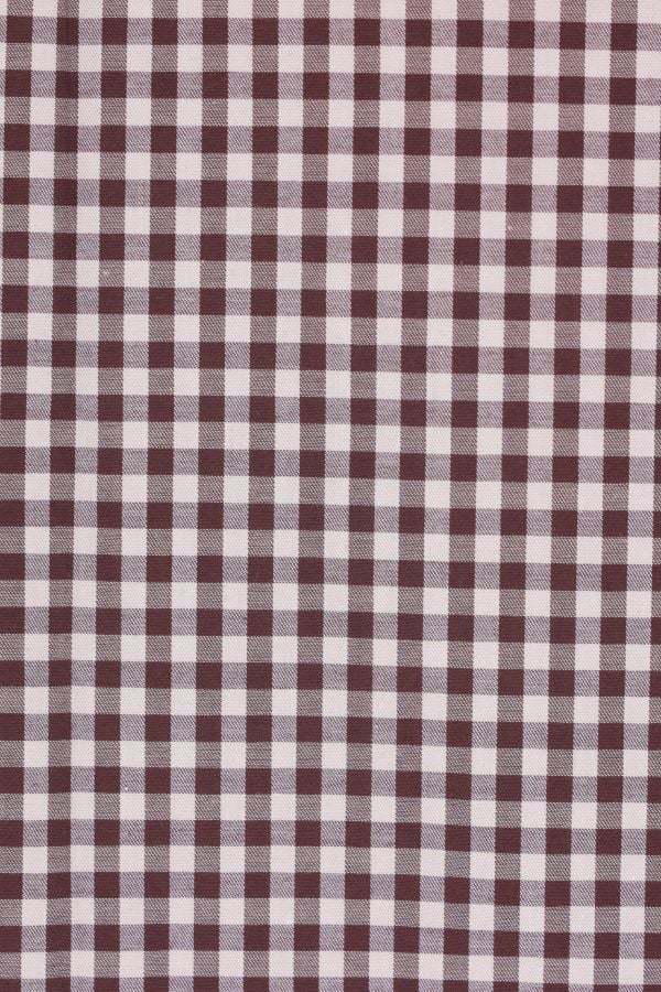 Brunello Cucinelli Check-pattern Cotton Shirt In Gray