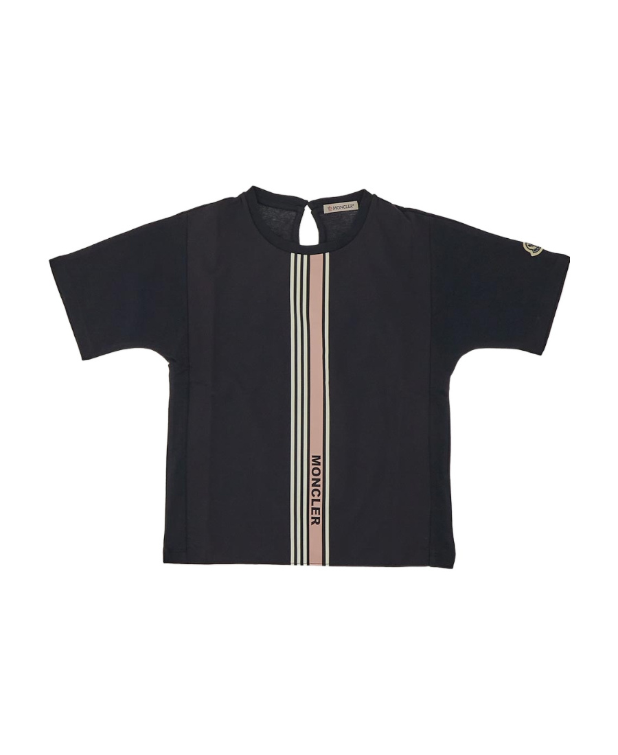 Moncler Logo-print T-shirt In Black