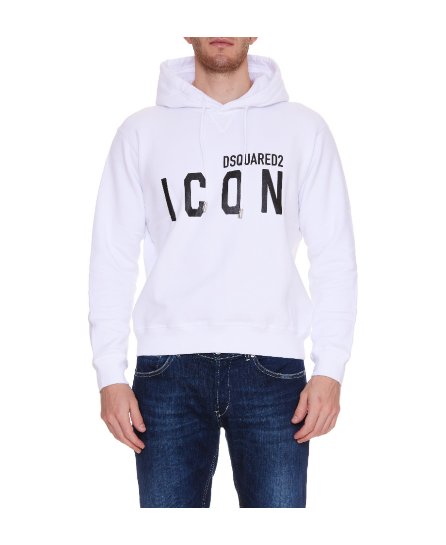 Dsquared2 Logo-print Hoodie In Purple