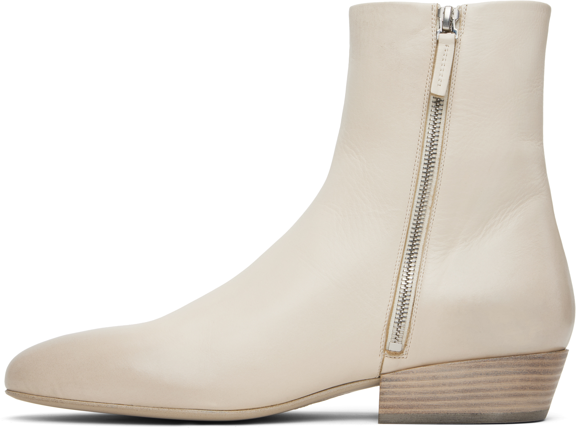 Marsèll Off-white Granblocco Ankle Boots In White