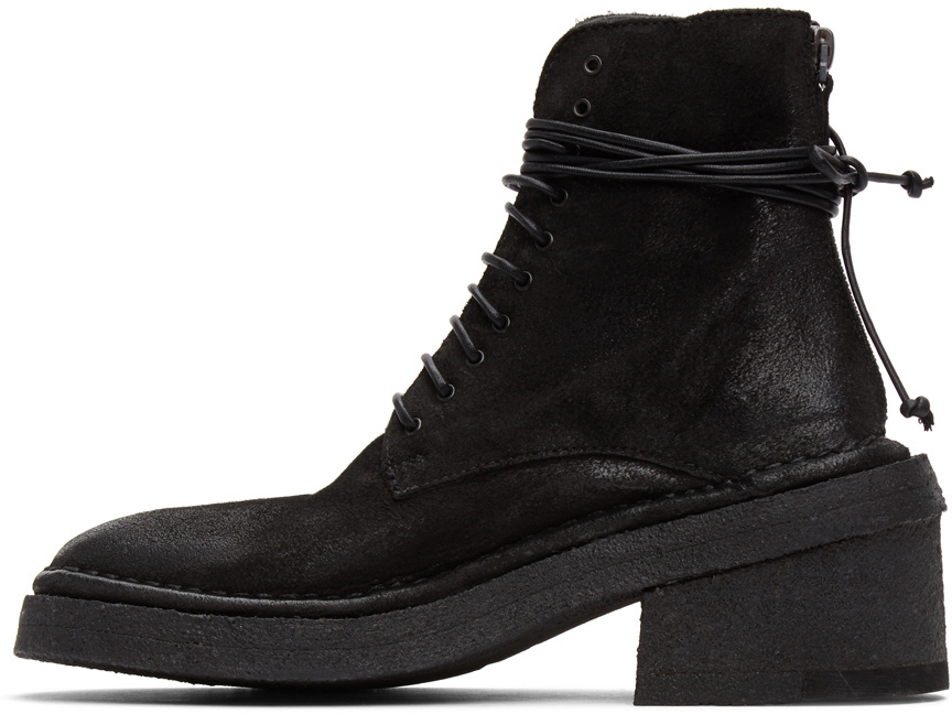 Marsèll Logo Strap Ankle Boots In Black