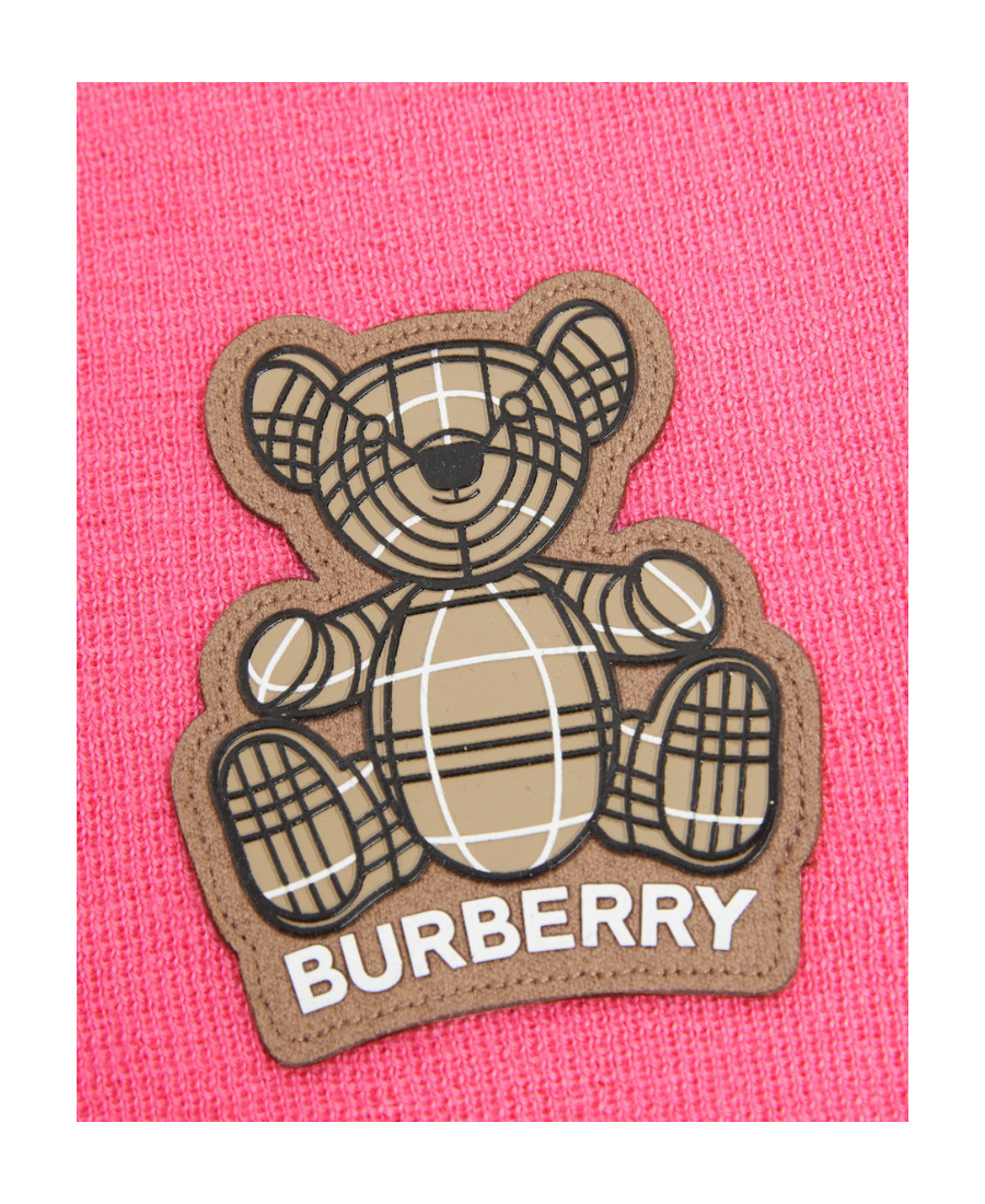 Burberry Girl's Otto Silicone Bear Patch Joggers In Pink
