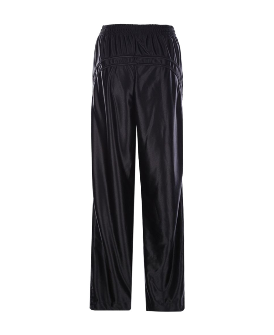 KHRISJOY KHRISJOY METALLIC-EFFECT ELASTIC DRAWSTRING WAIST TROUSERS 