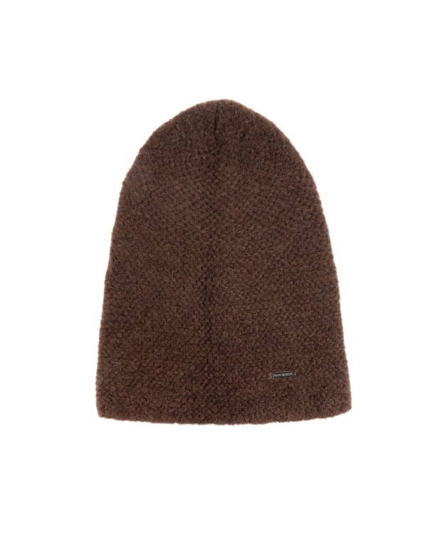 Dsquared2 Logo-plaque Textured Beanie In Brown