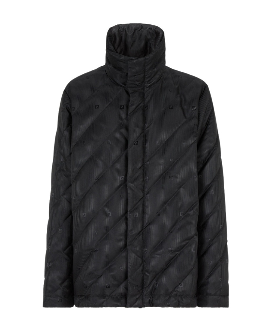 Fendi Padded Jacket In Black