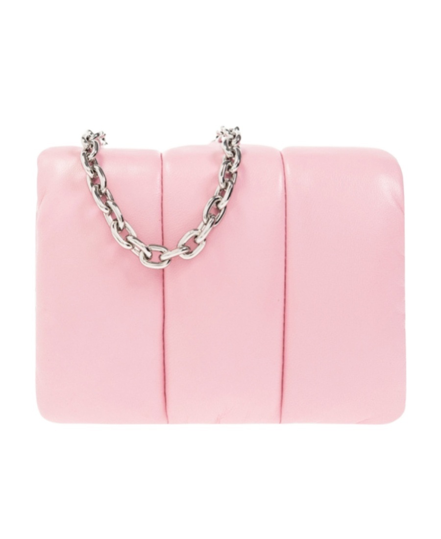 Stand Studio Quilted Leather Satchel Bag In White