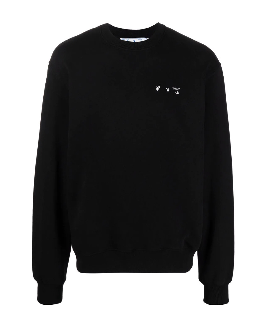 Off-white Caravaggio Graphic Sweatshirt In Black