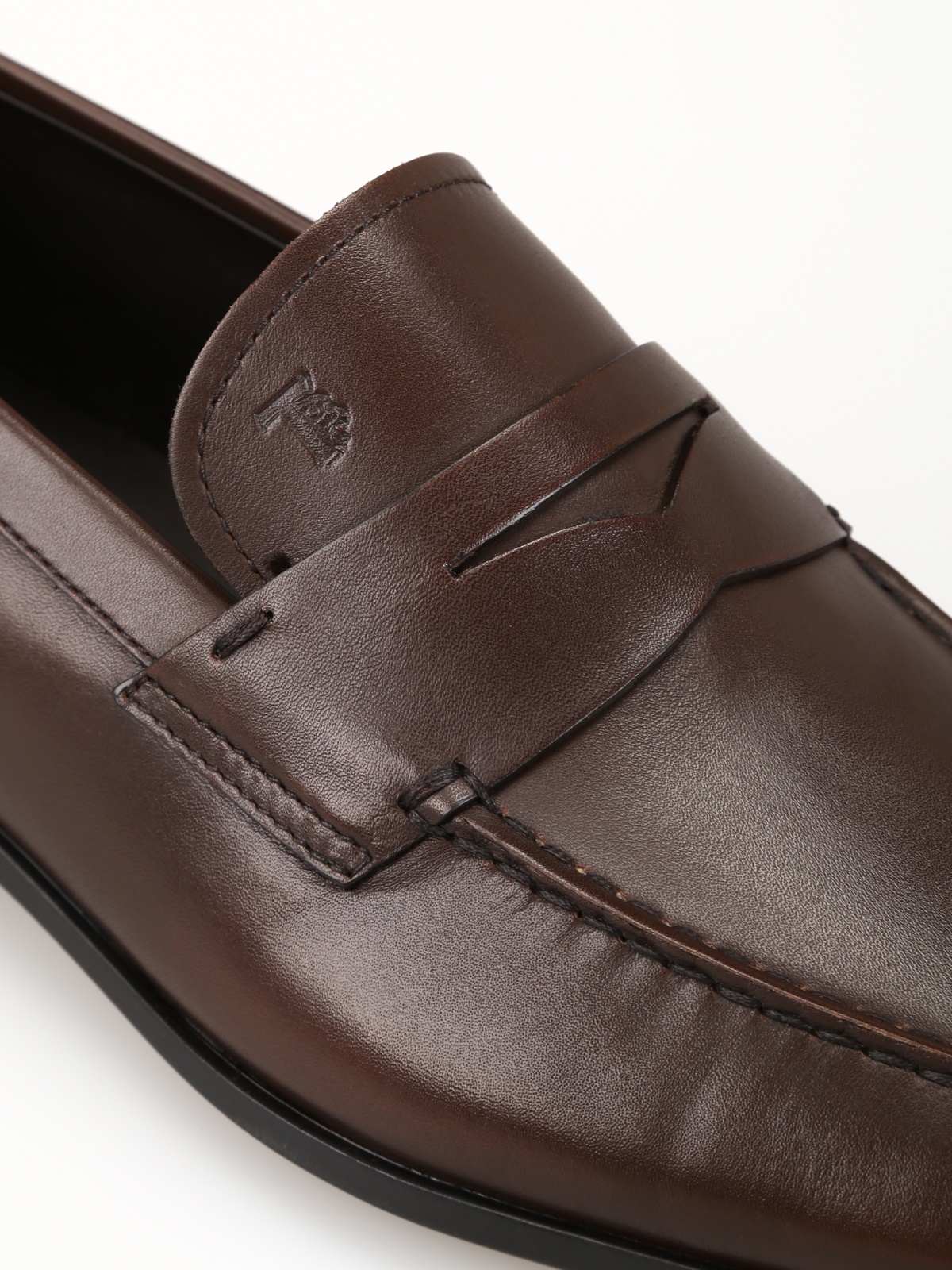 Tod's Penny Loafers In Black