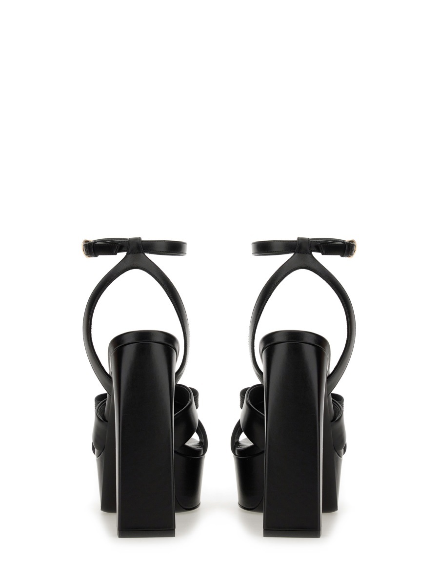 Versace 140mm Gianni Ribbon Sandals