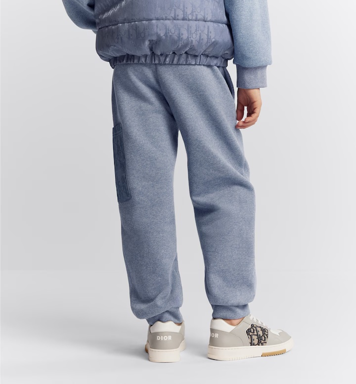 Dior Elastic Waist Sweatpants In Gray