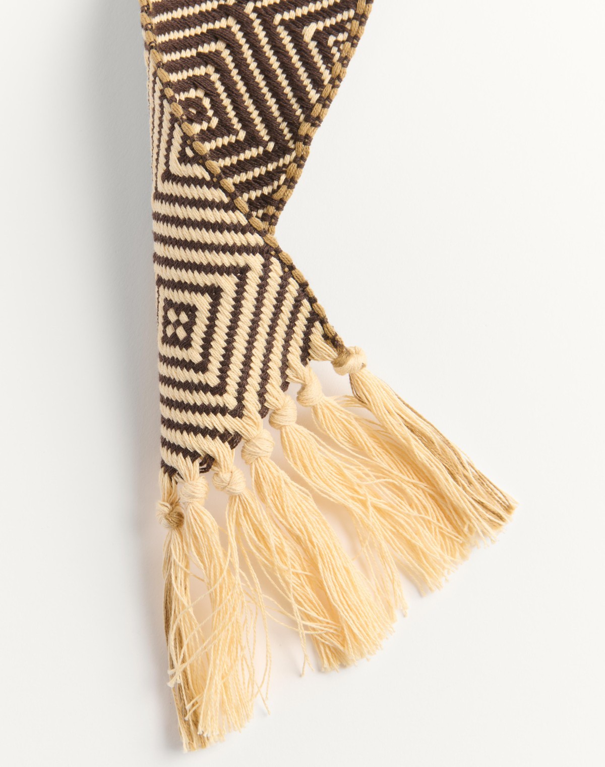 Valentino Fringed Scarf In Nude