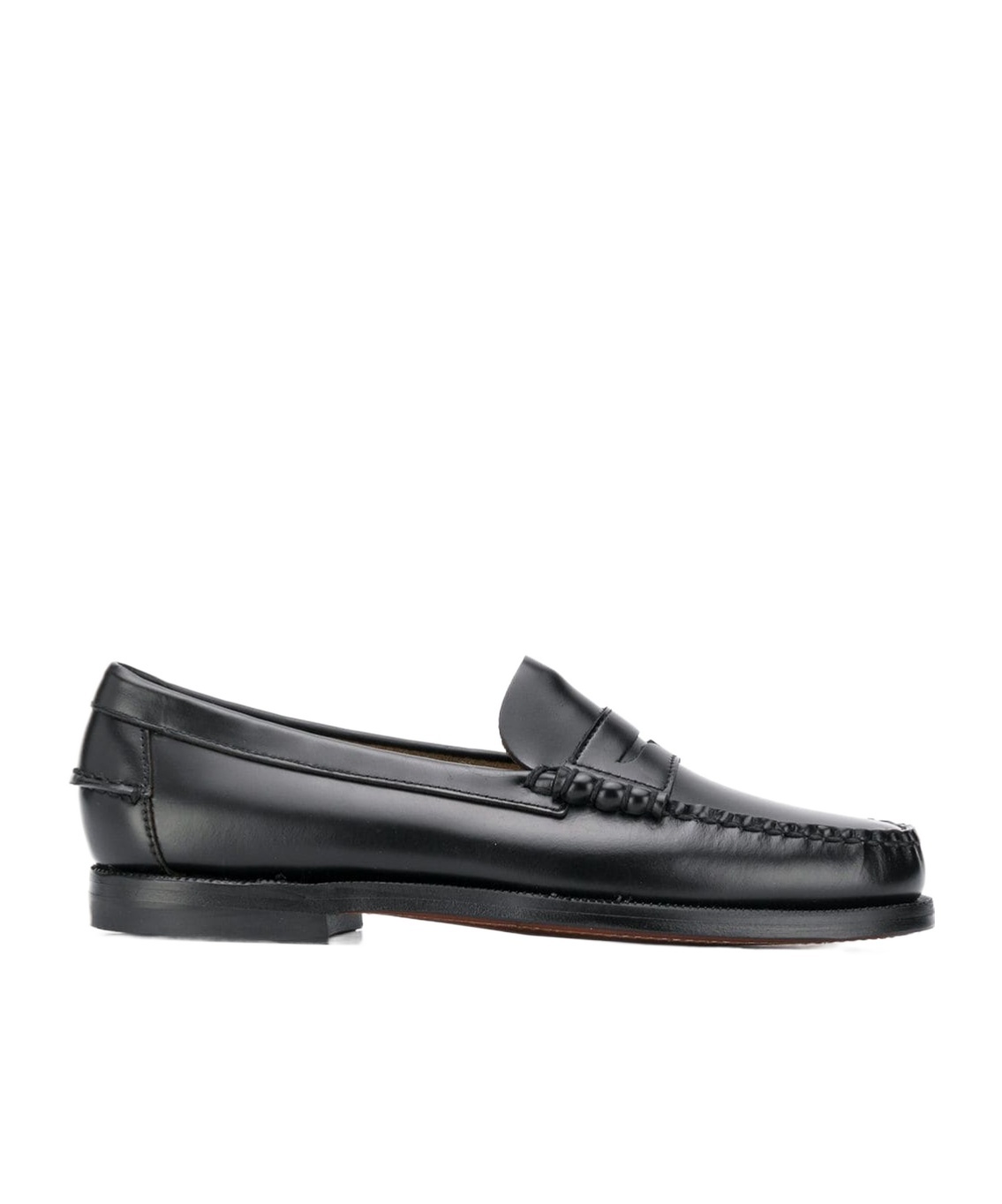 Shop Sebago Classic Dan Slip-on Loafers In Black