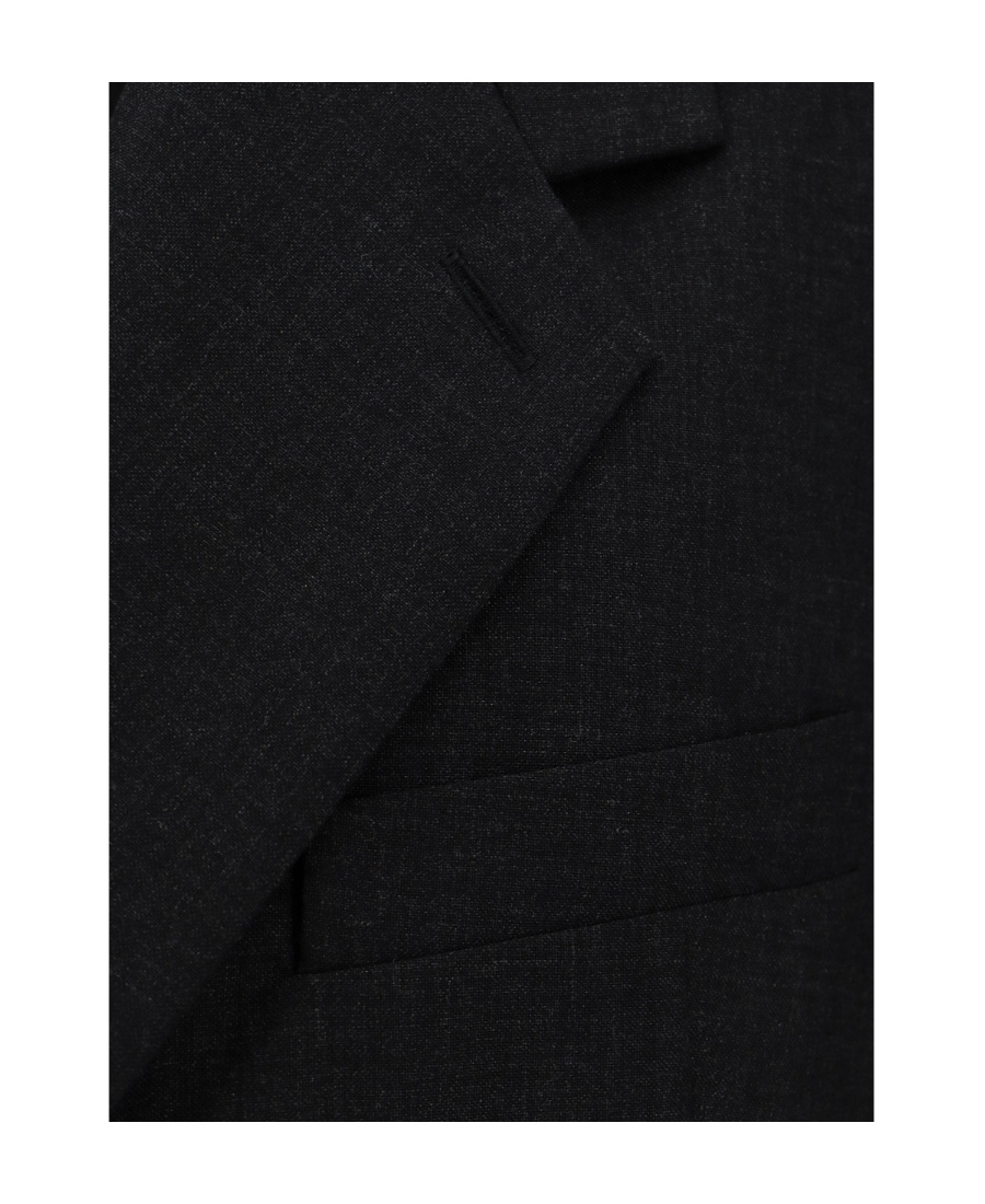 Lemaire Double-breasted Tailored Blazer In Black