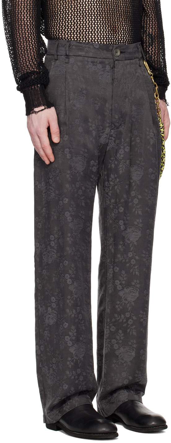 SONG FOR THE MUTE BROKEN FLOWER CASUAL PANTS
