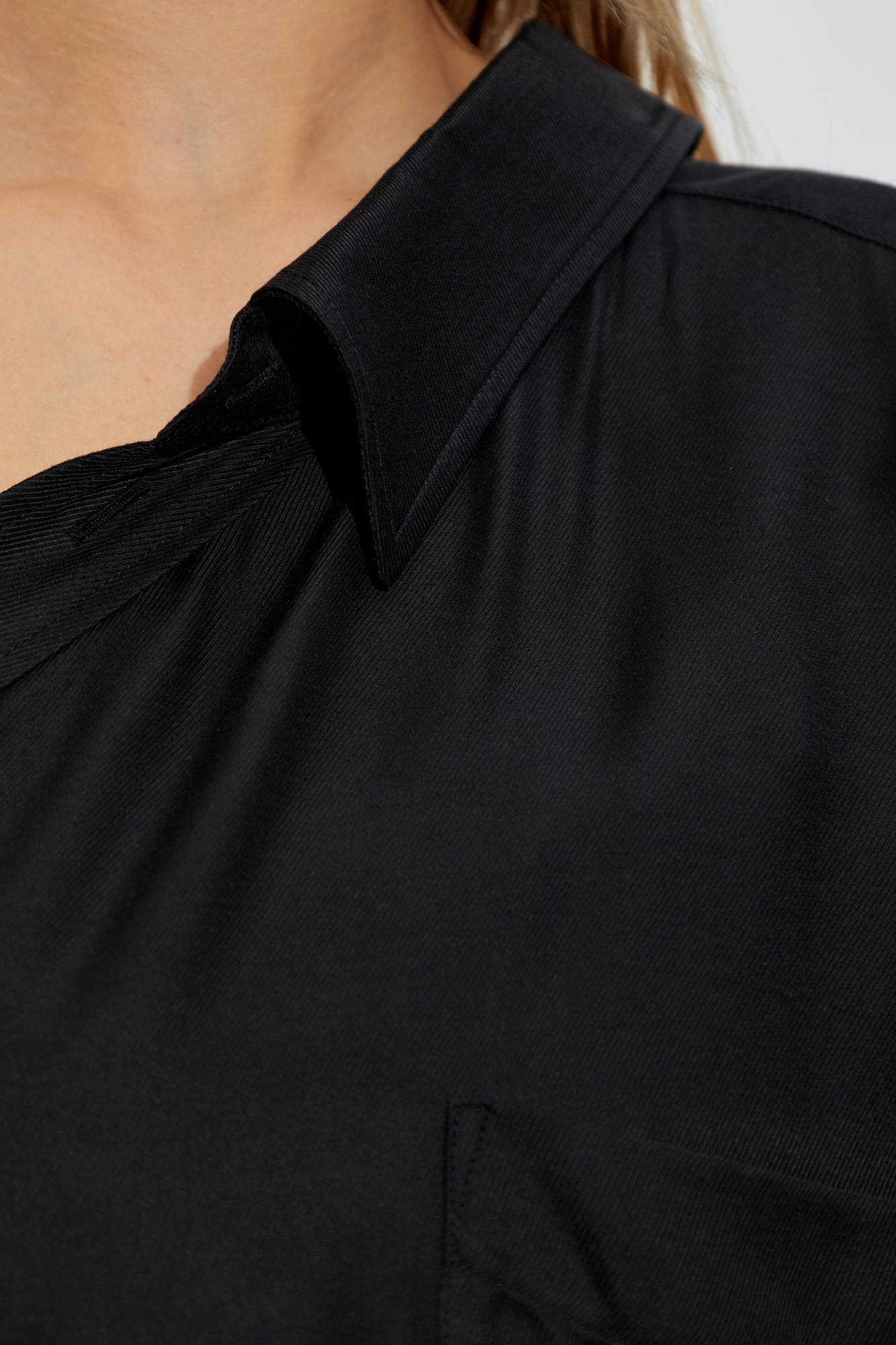 Moschino One-shoulder Asymmetric Maxi Dress In Black