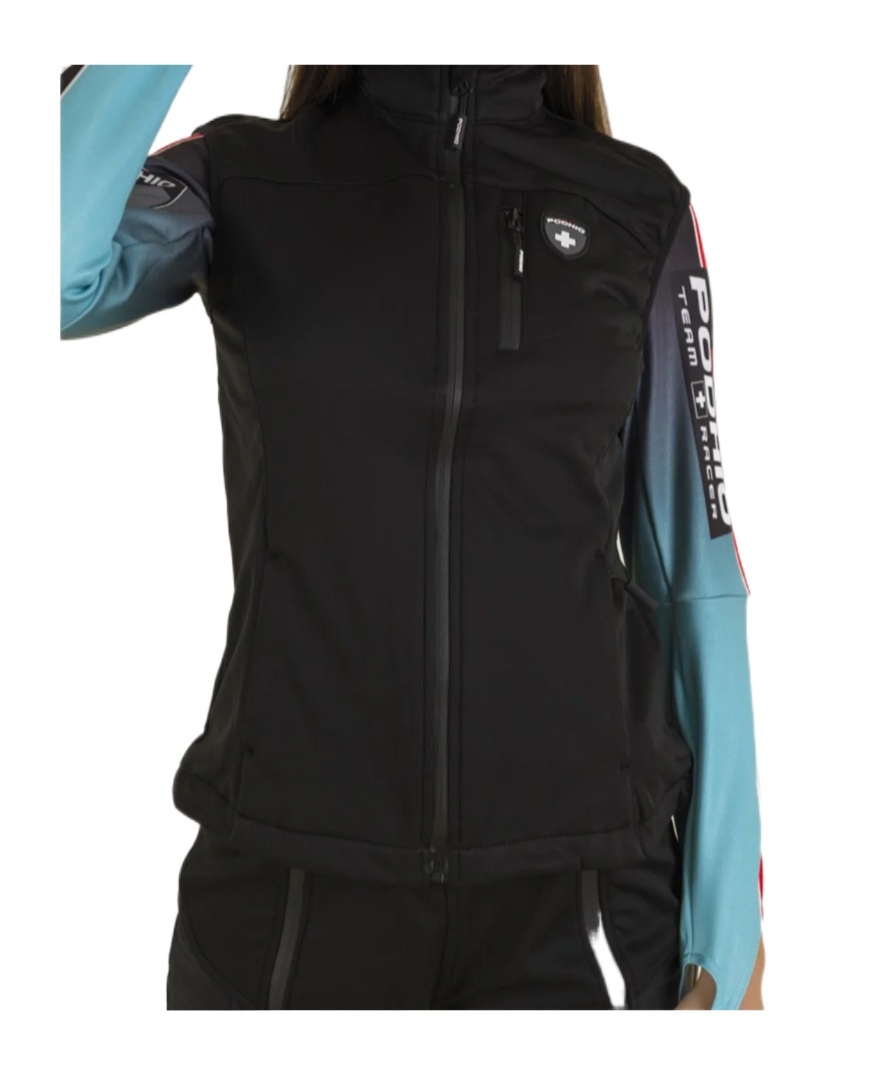 Podhio High-necked Vest In Black
