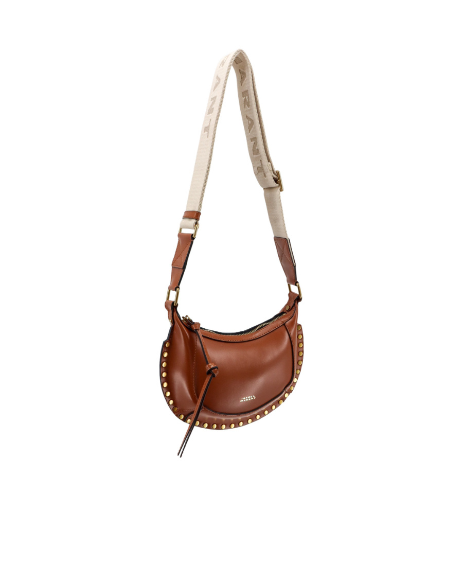Isabel Marant Mini Moon Crossbody Bag In Brown