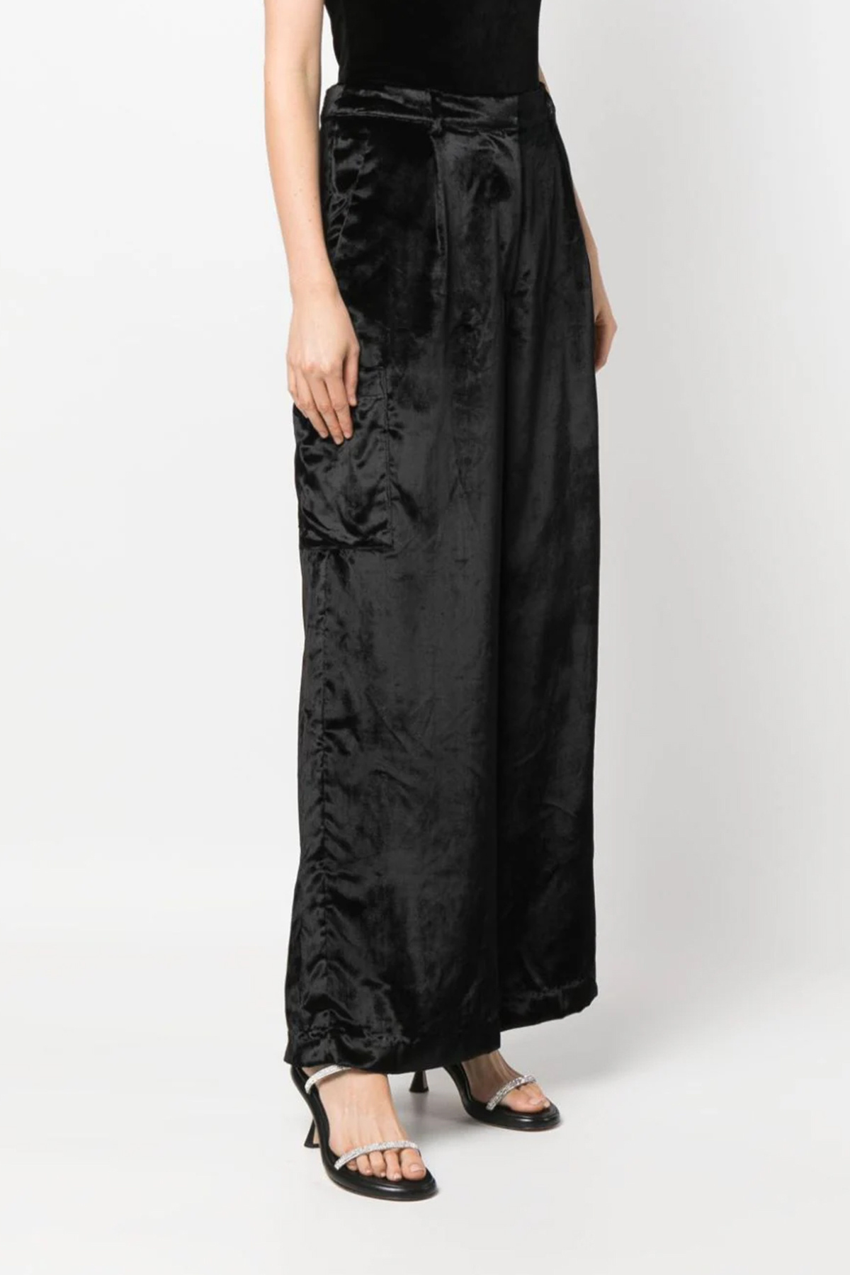 Loulou Studio Pares Trousers In Black