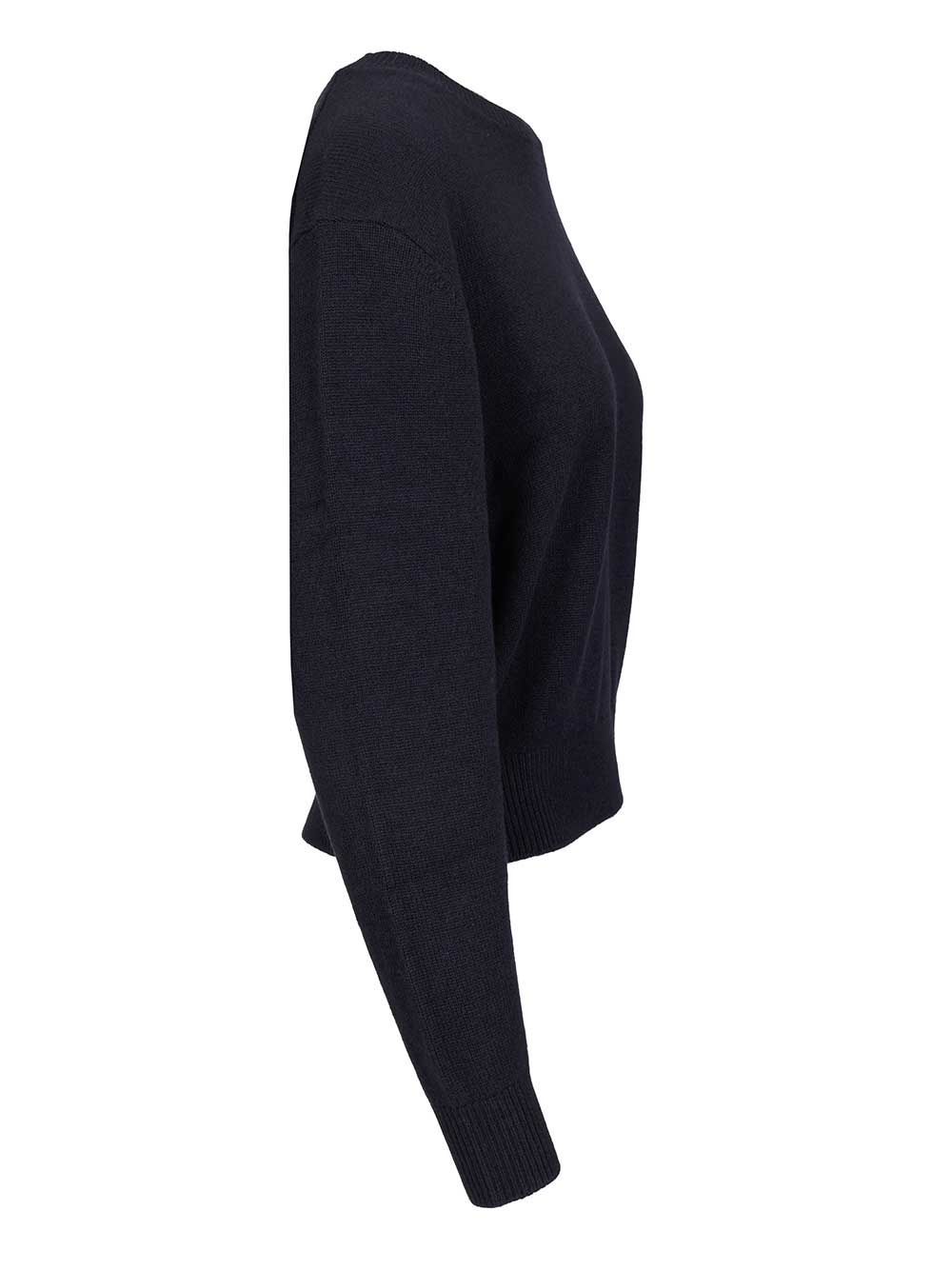 Dunst Wool And Cashmere Sweater Knitwear Blue In Blue